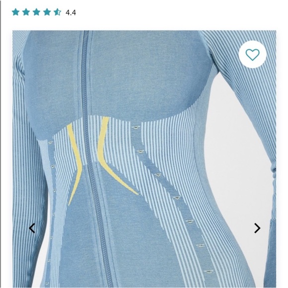 Fabletics Set ✨ Blue and Yellow Track Jacket and Leggings Set - Picture 3 of 6